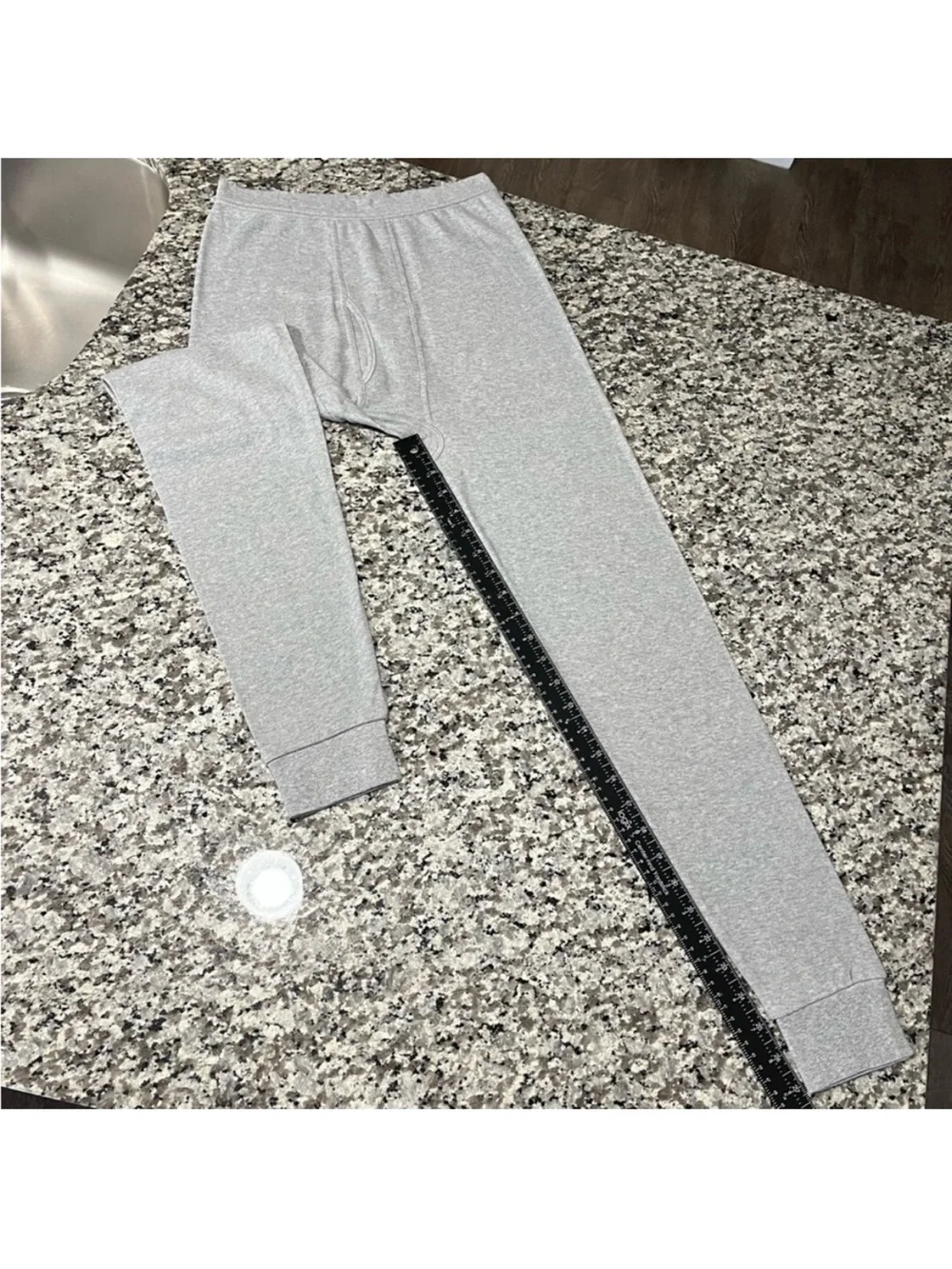 Men's Gray Thermal Long Johns Warm Underwear